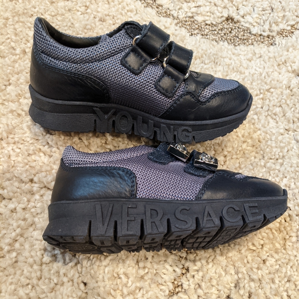 Young Versace | Midnight Blue Kids Shoes | size 25